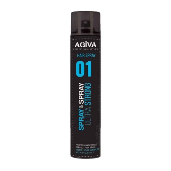 اسپری حالت دهنده مو آگیوا مدل 01 Ultra strong حجم 400 میلی لیتر