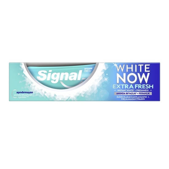 خمیر دندان سفید کننده سیگنال White Now مدل Extra Fresh حجم 75 میلی لیتر