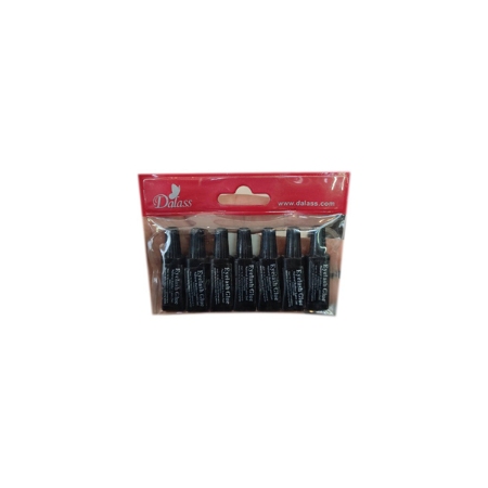 چسب مژه قلم دار 2 گرمی مشکی دالاس بسته 7 عددی