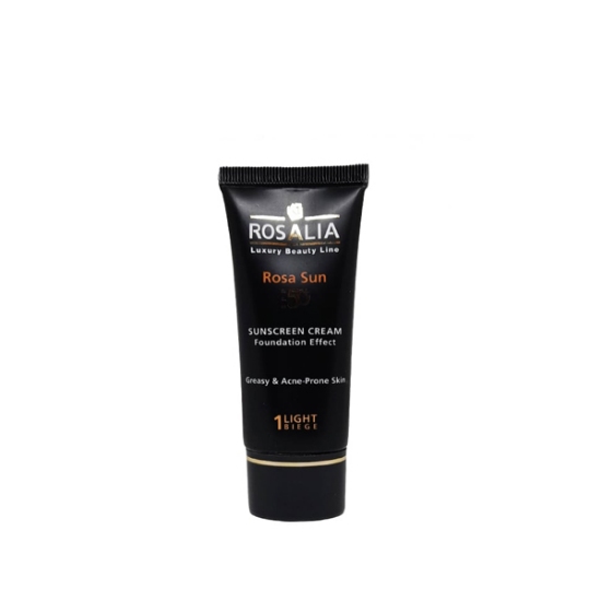 کرم ضد آفتاب رزالیا مناسب پوست چرب مدل رزا سان SPF 50