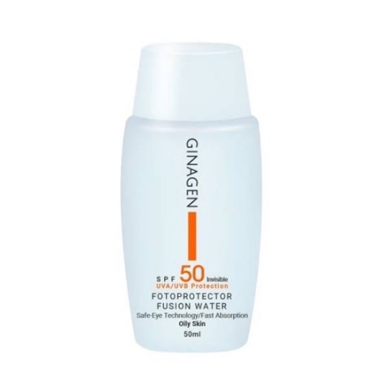 ضد آفتاب ژیناژن بی رنگ SPF50 مناسب پوست مختلط و چرب حجم 50 میلی لیتر