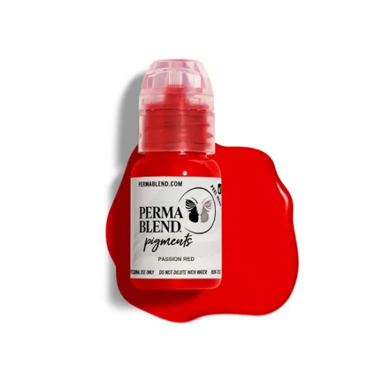 رنگ تاتو پرمابلند مدل Passion Red
